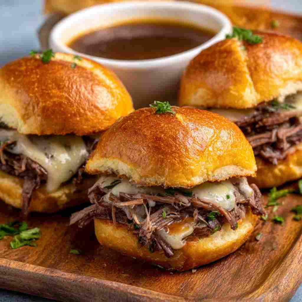 Easy French Dip Sliders