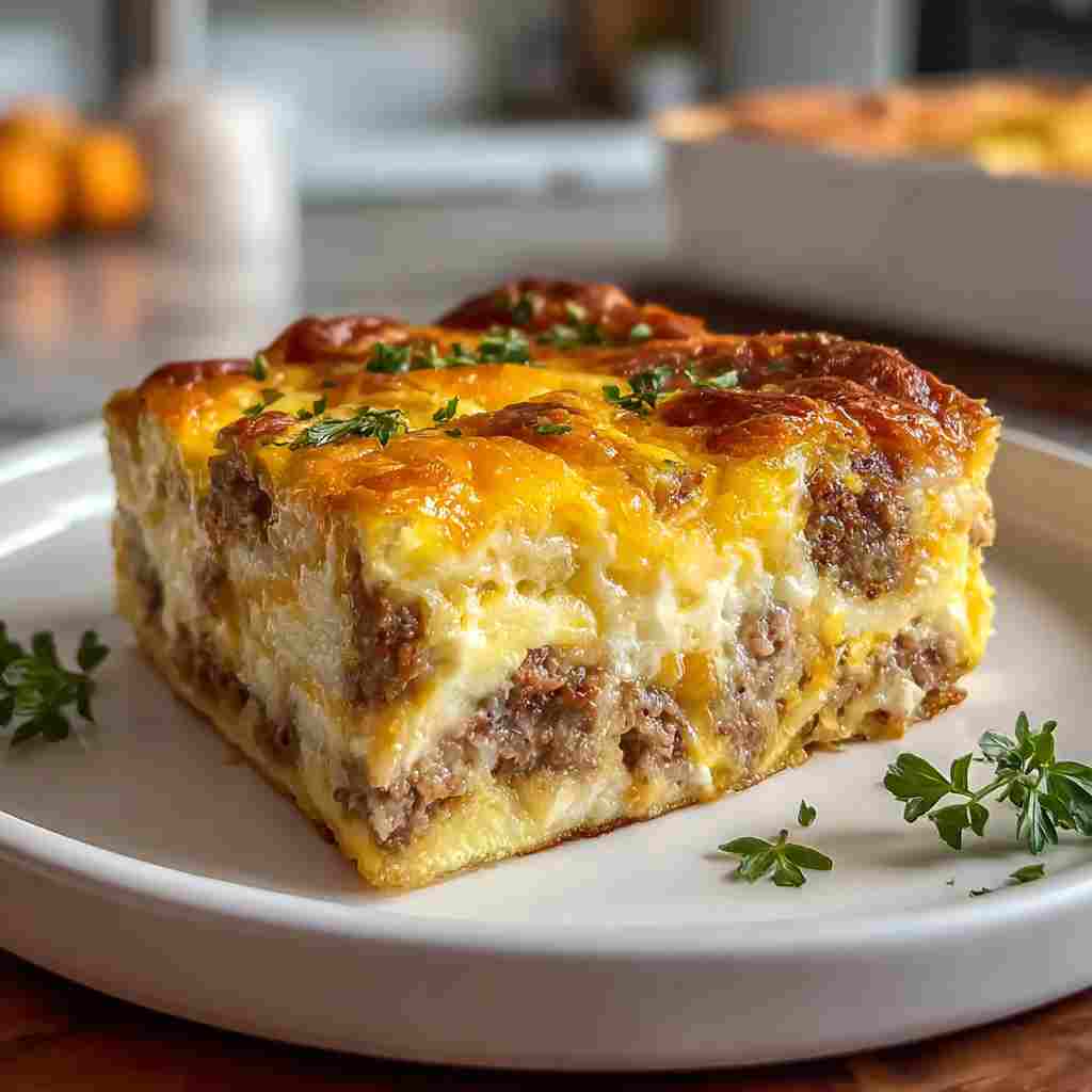 Easy Sausage and Egg Casserole