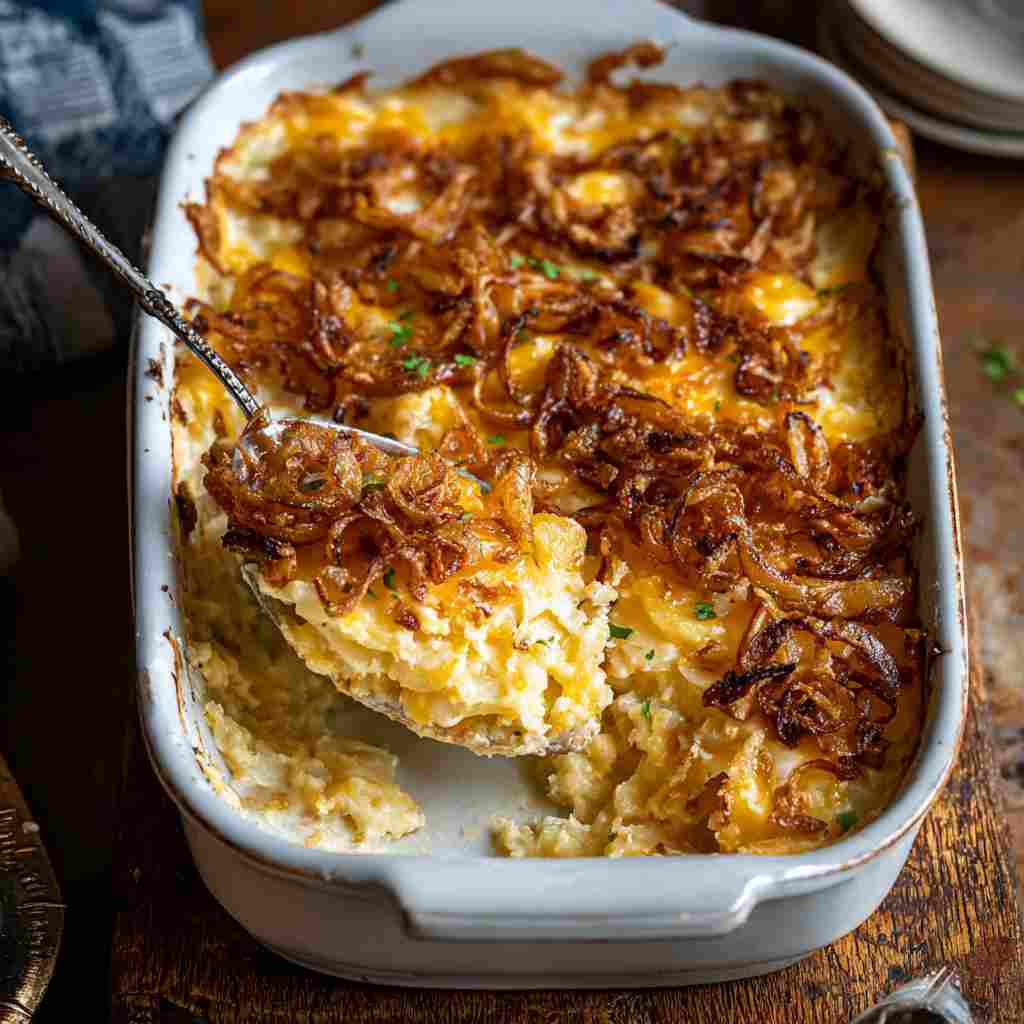 French Onion Funeral Potatoes