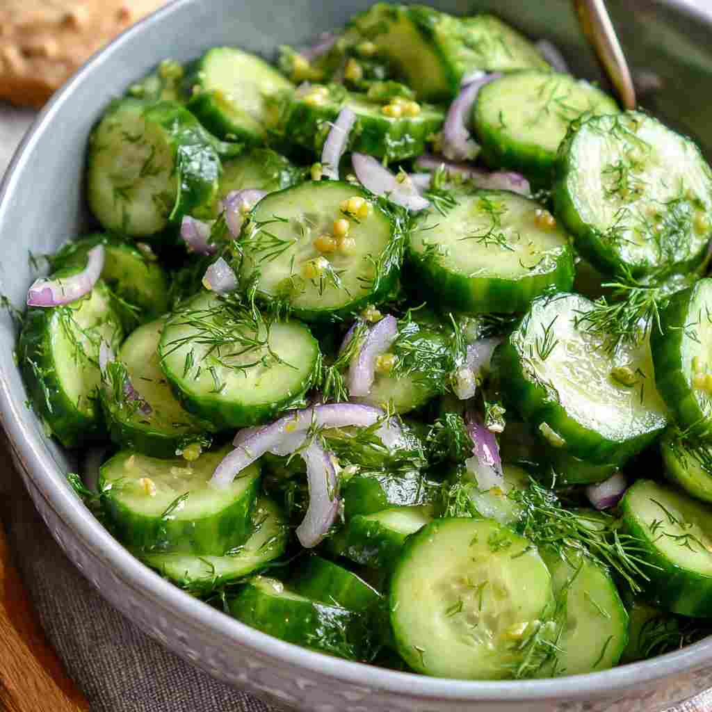 Fresh Cucumber Dill Salad