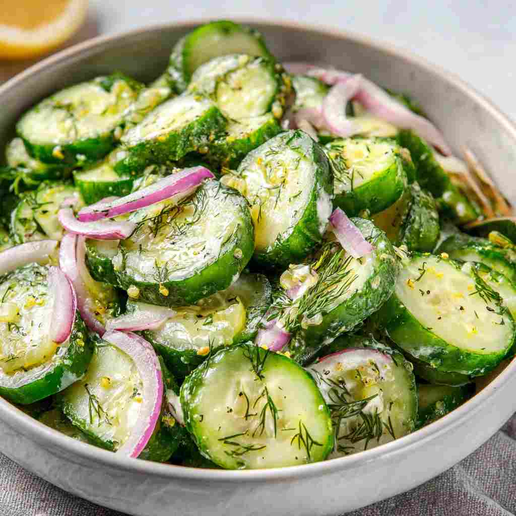 Fresh Cucumber Dill Salad
