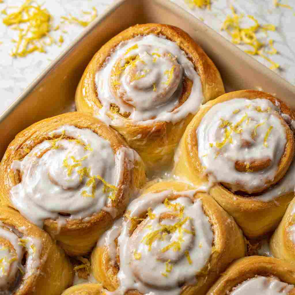 Homemade Lemon Rolls Recipe