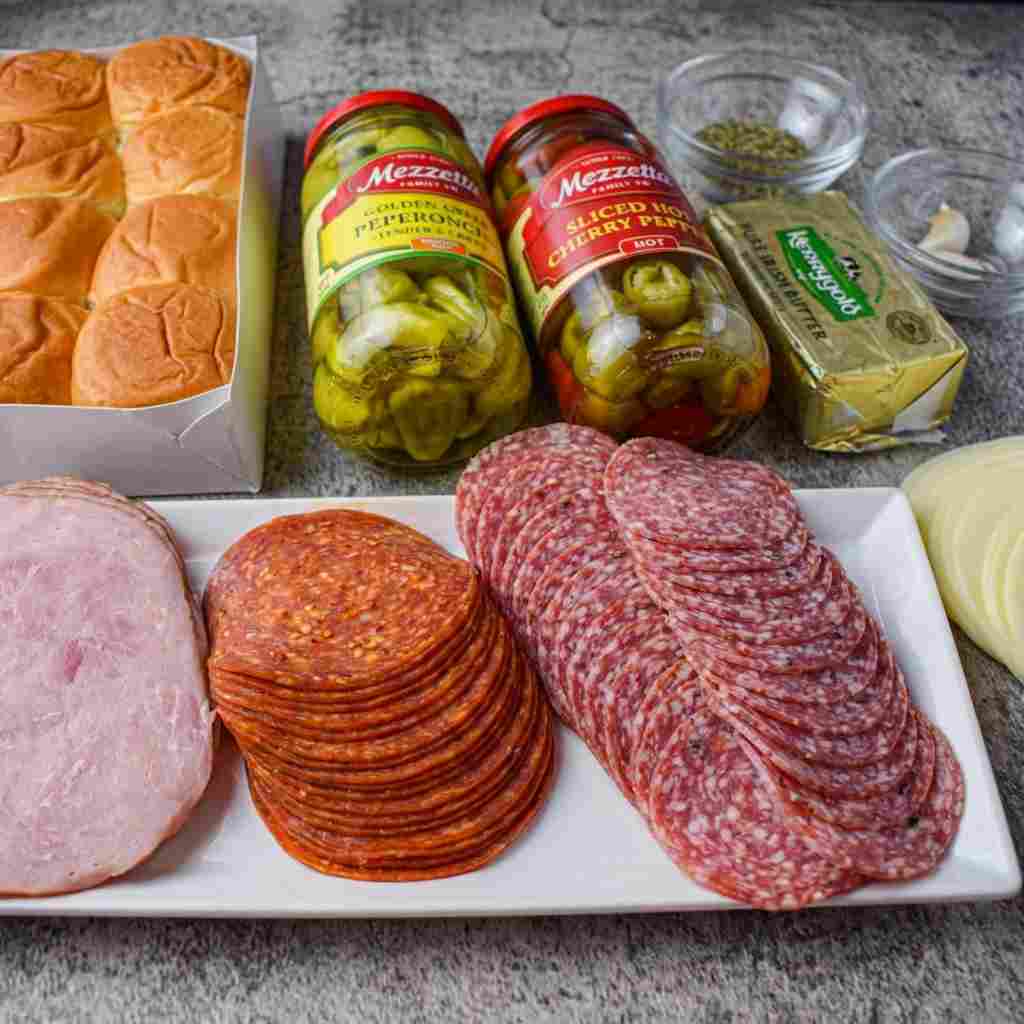 Hot Italian Sub Sliders