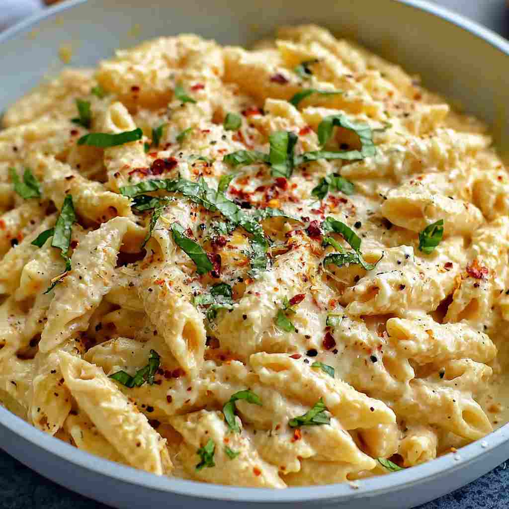 One Pot Creamy Garlic Pasta