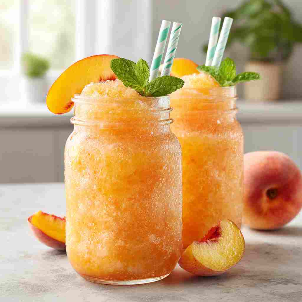 Peach Lemonade Slush Recipe