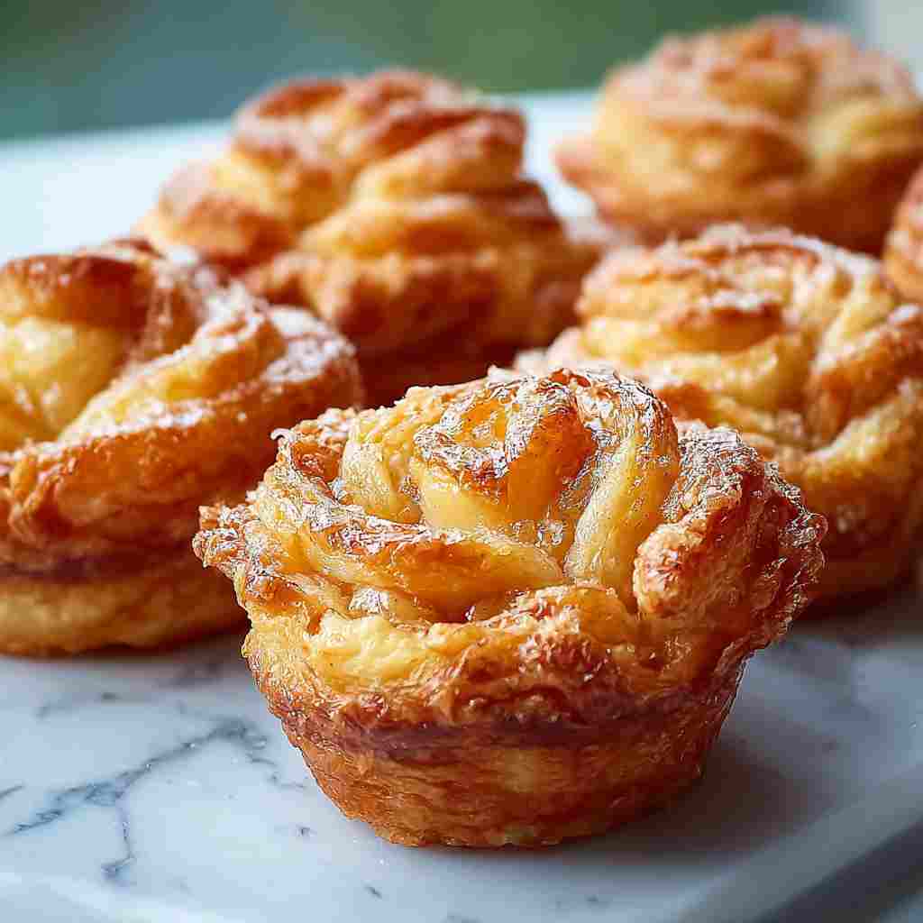 Peach Pie Cruffins Recipe