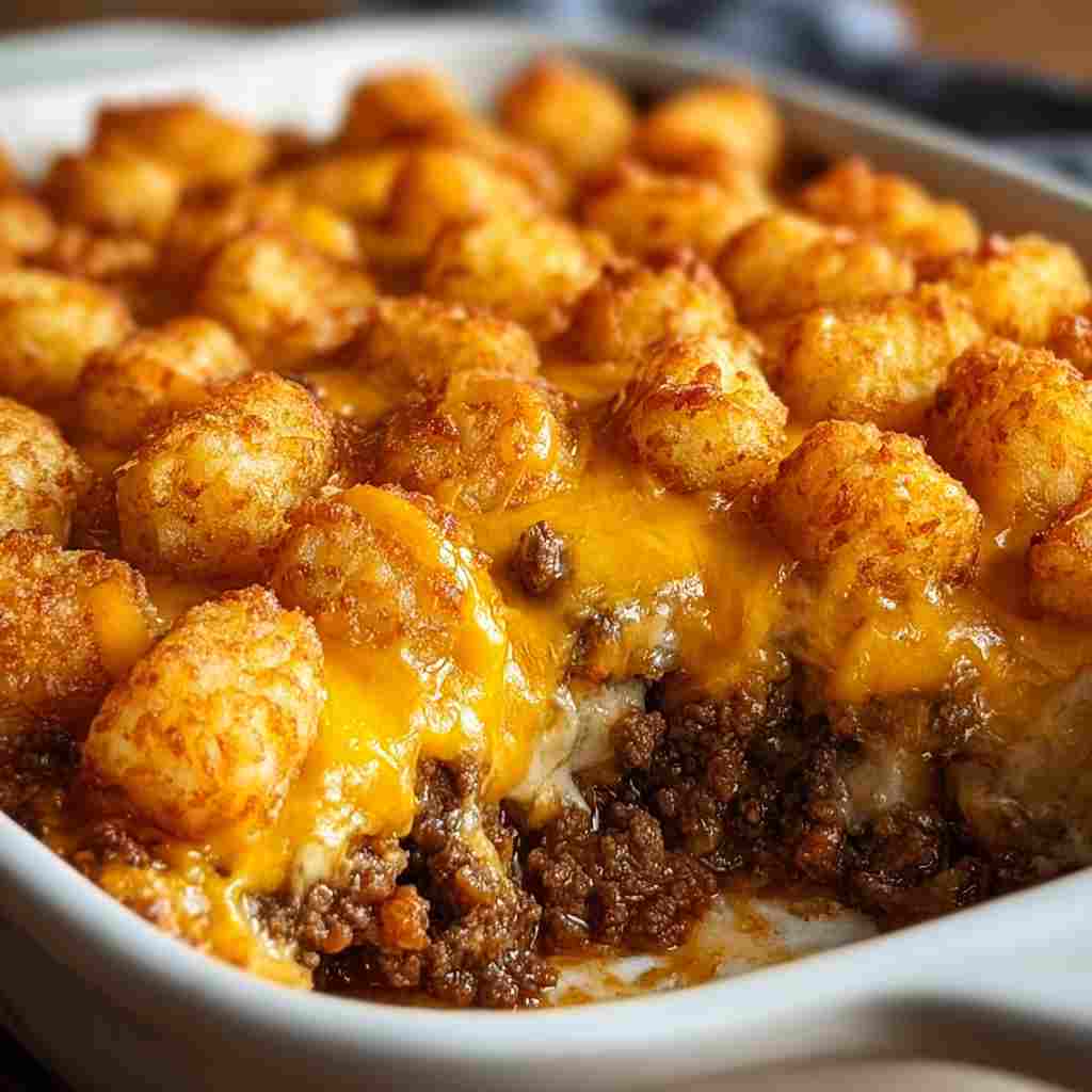 Simple Tater Tot Casserole