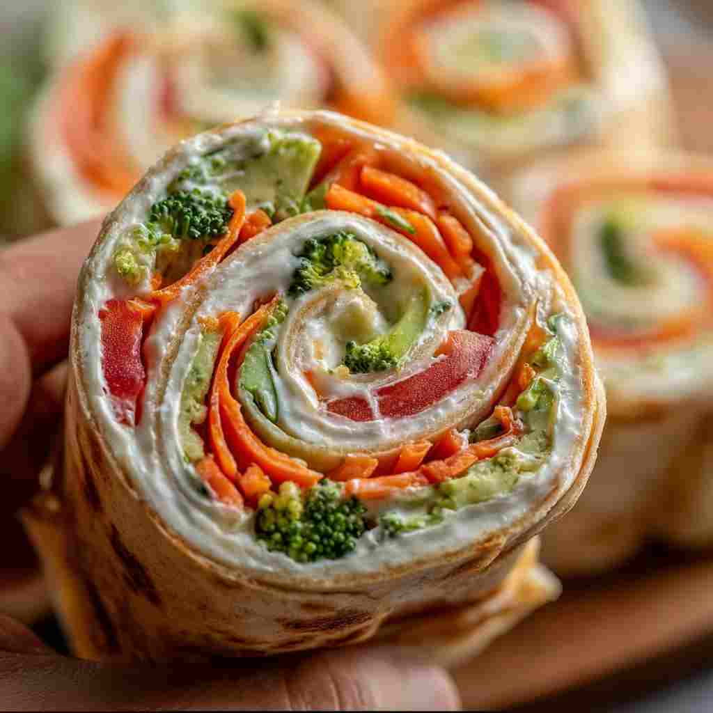 Vegetable Tortilla Roll Ups
