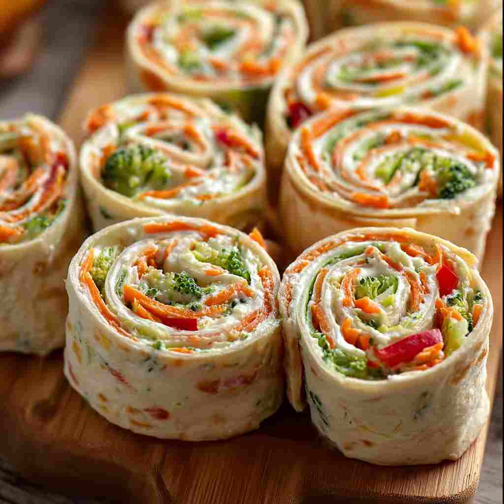 Vegetable Tortilla Roll Ups