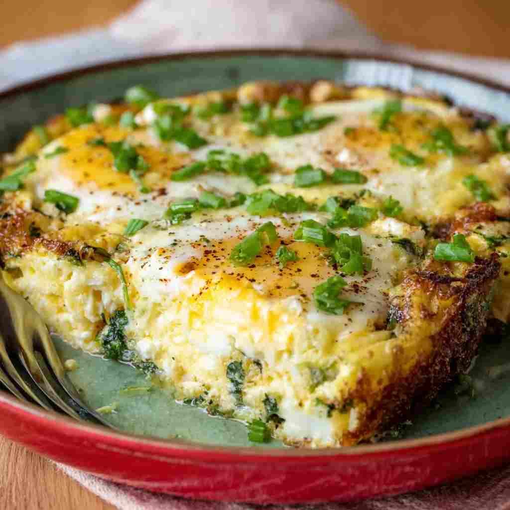 Baked Cottage Cheese Eggs