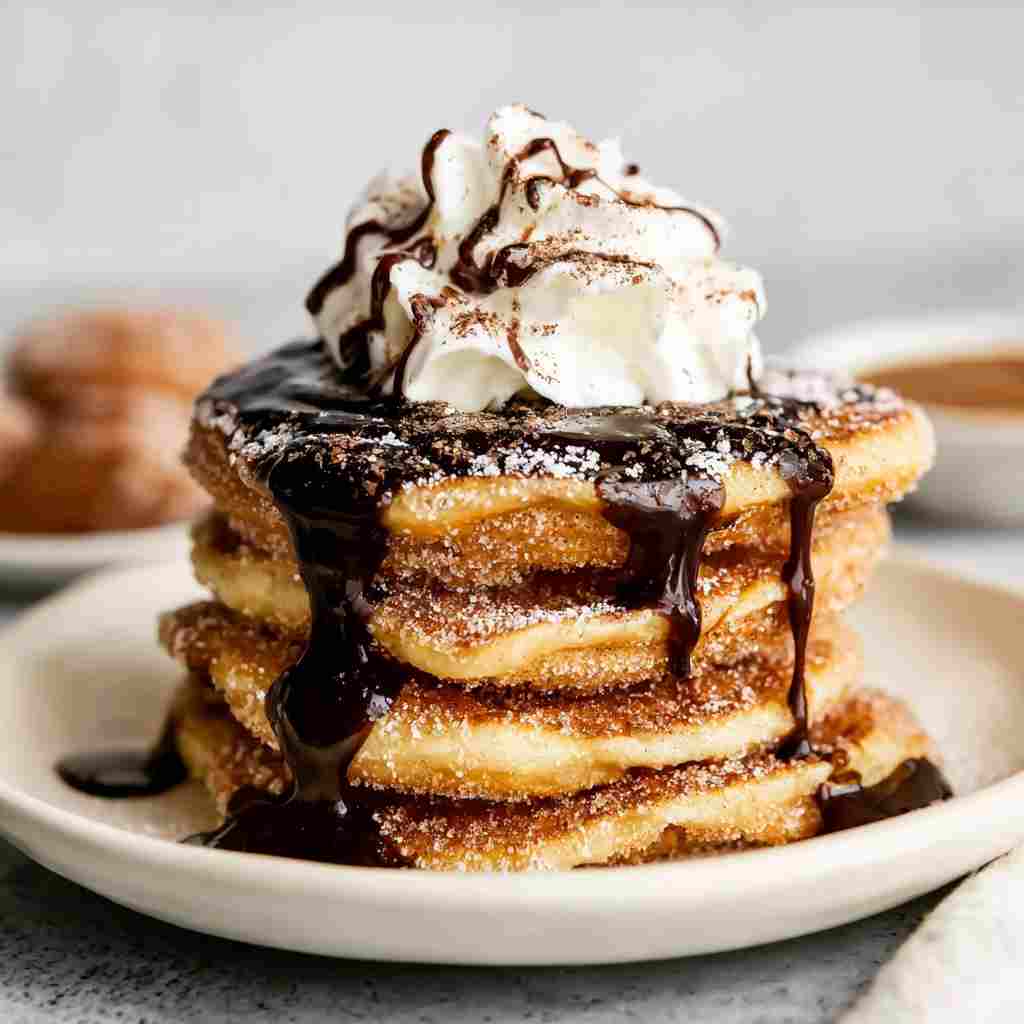 Spanish Churro Pancakes Recipe