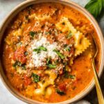 Easy Creamy Lasagna Soup