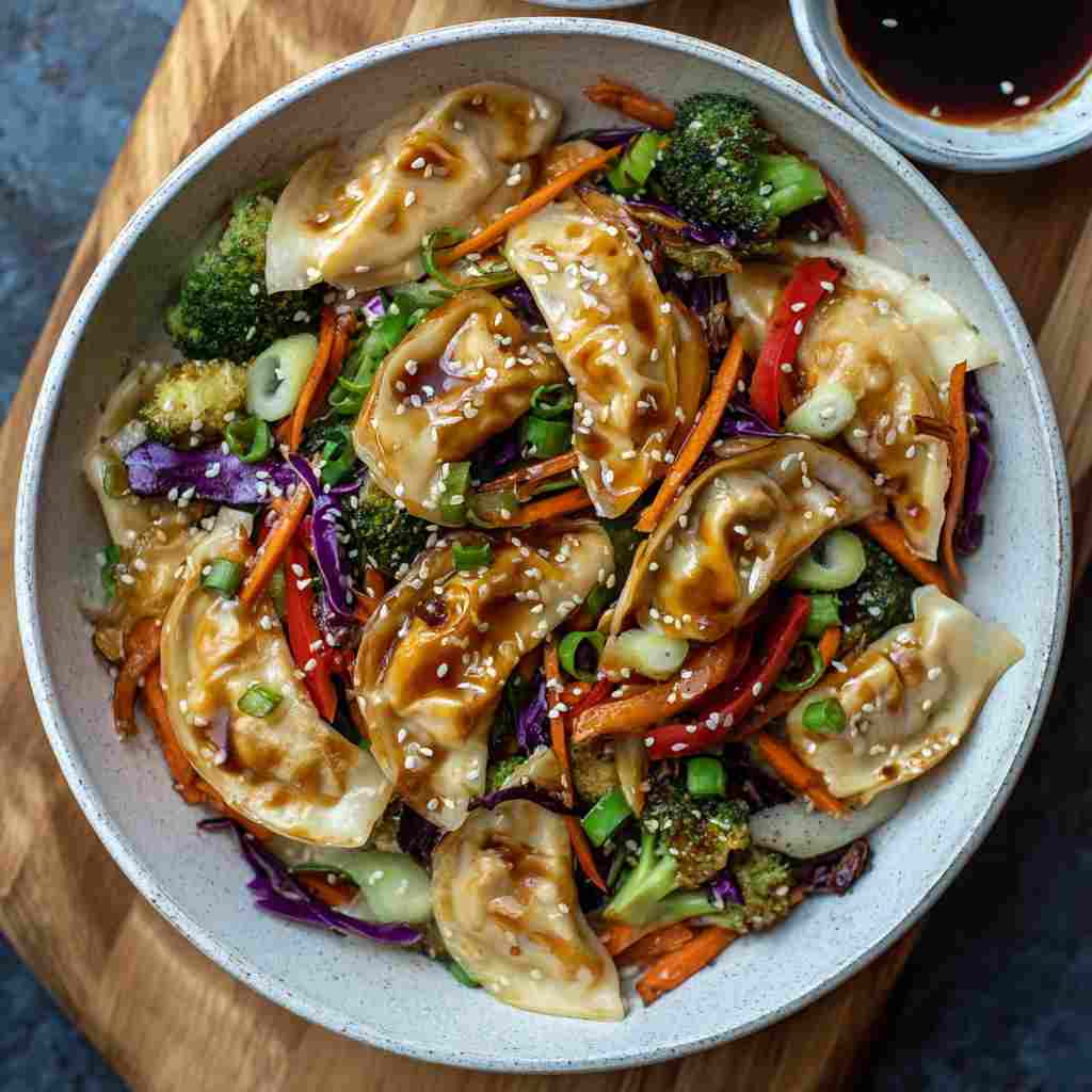 Easy Potsticker Stir Fry