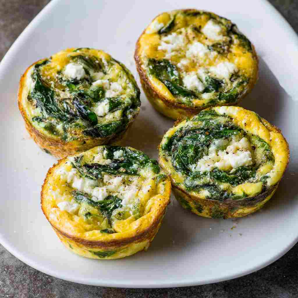Spinach and Feta Egg Muffins