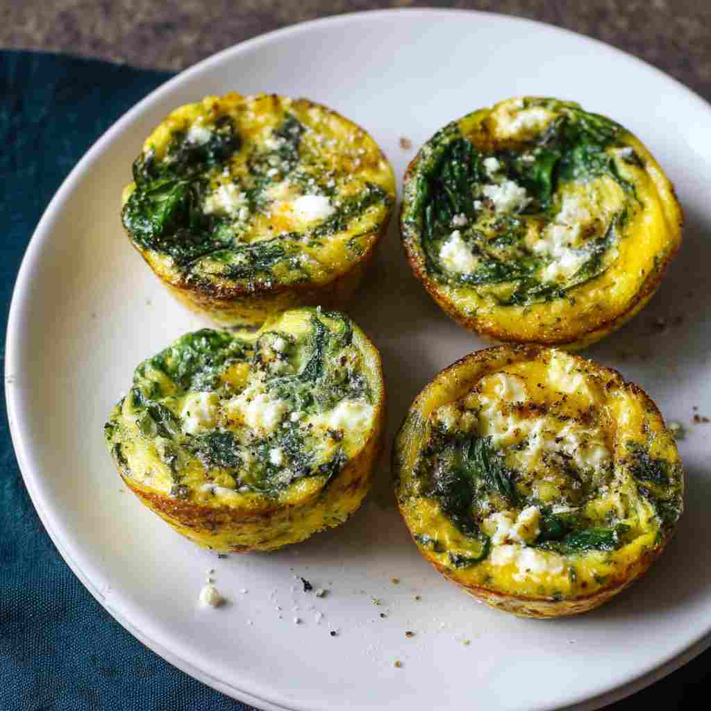 Spinach and Feta Egg Muffins