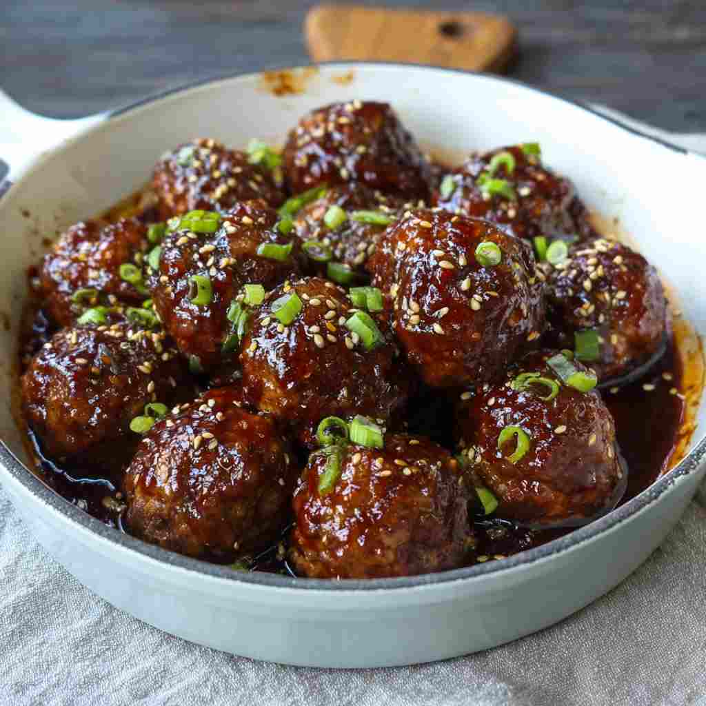 Korean BBQ Meatballs