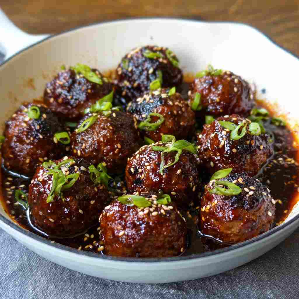 Korean BBQ Meatballs