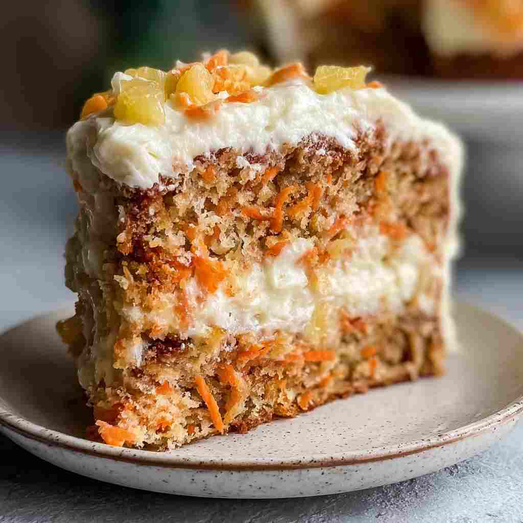 Pineapple Carrot Cream Cake