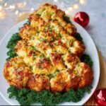 Cheesy Pull Apart Christmas Bread