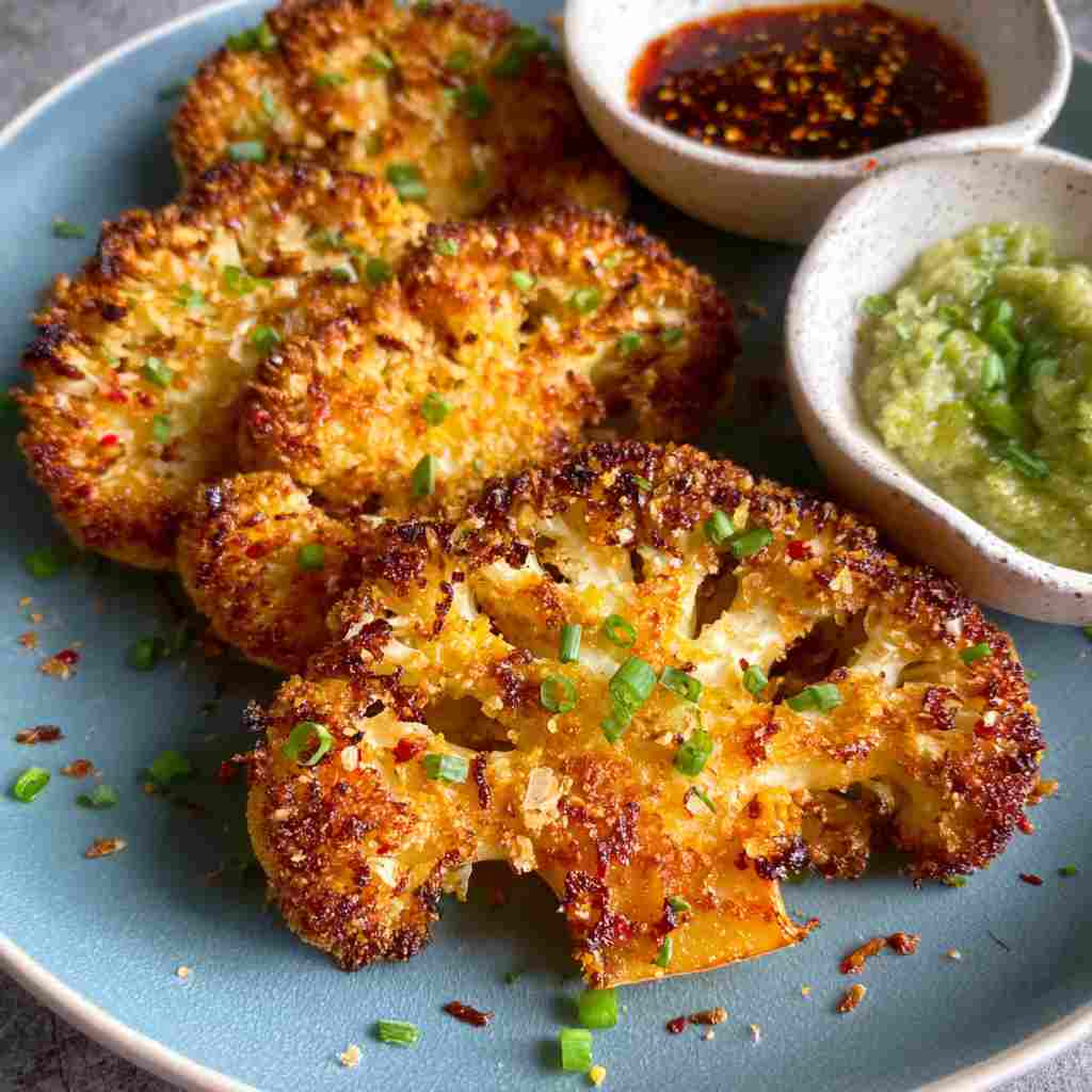 Crispy Baked Cauliflower Steaks