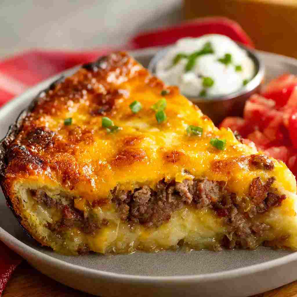 One-Pan Cheeseburger Pie