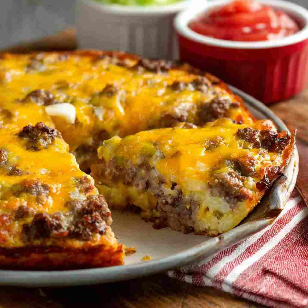 One-Pan Cheeseburger Pie
