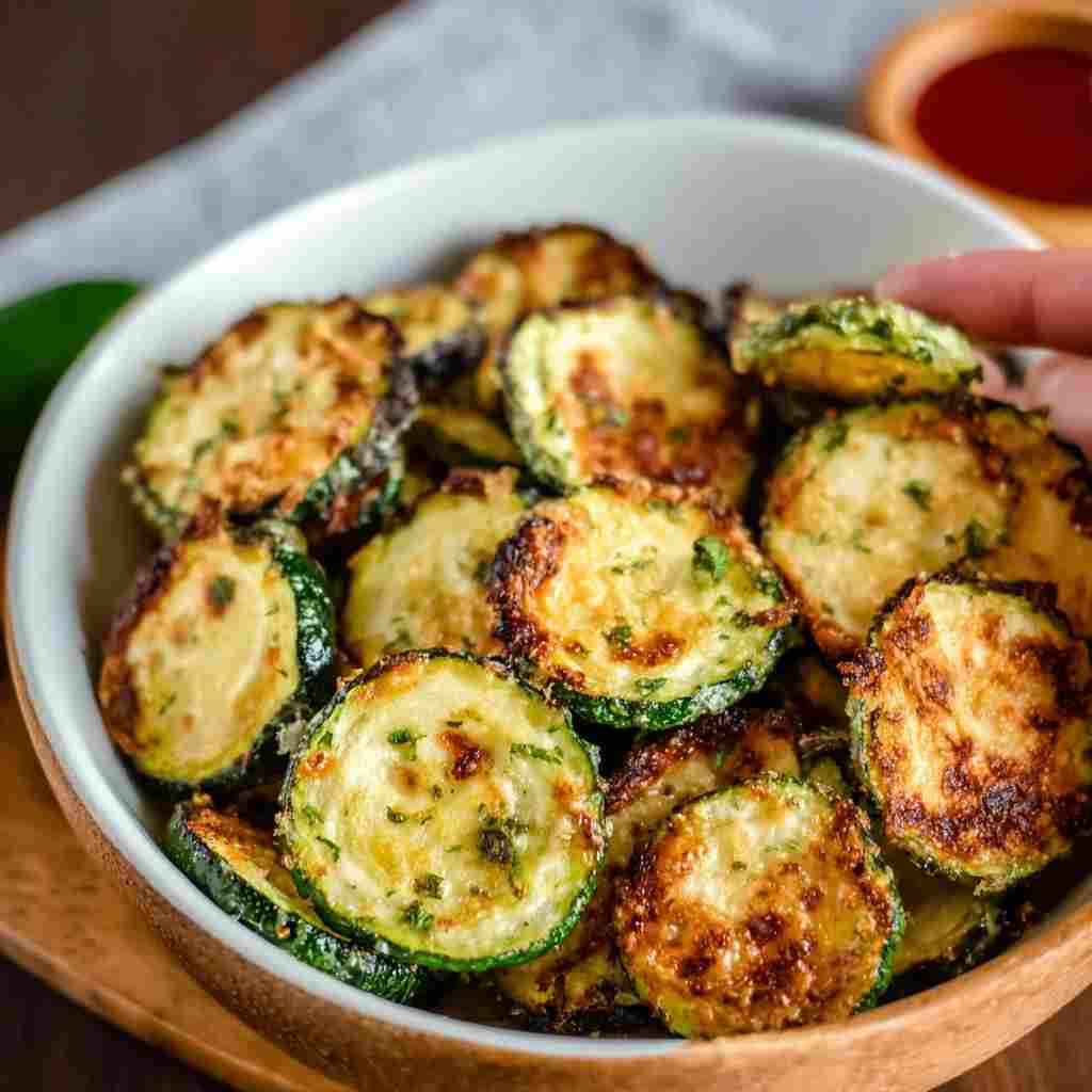 Air Fryer Zucchini Chips
