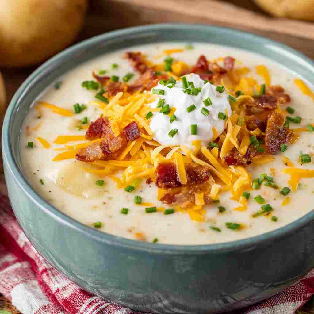 Best Homemade Loaded Potato Soup
