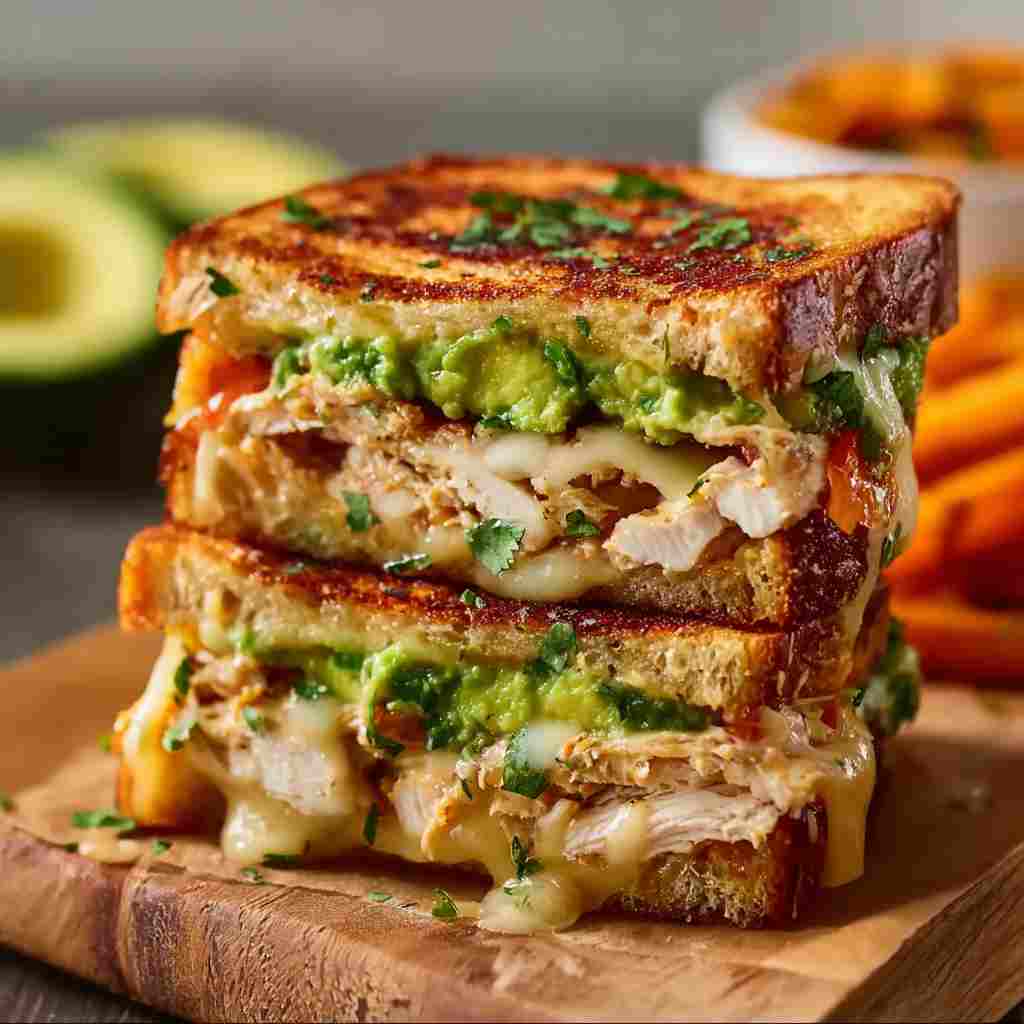 Chicken Avocado Melt Sandwich