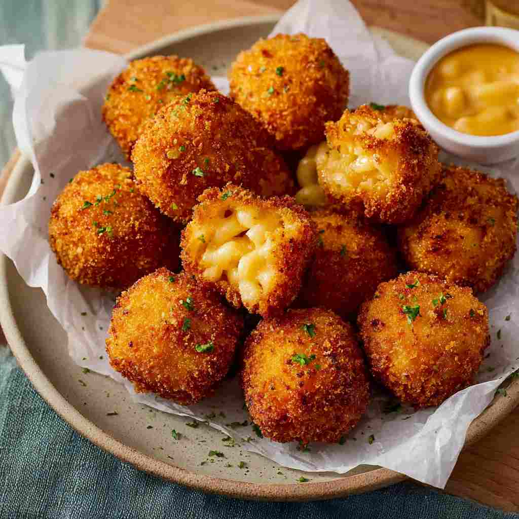 Fried Mac and Cheese Bites