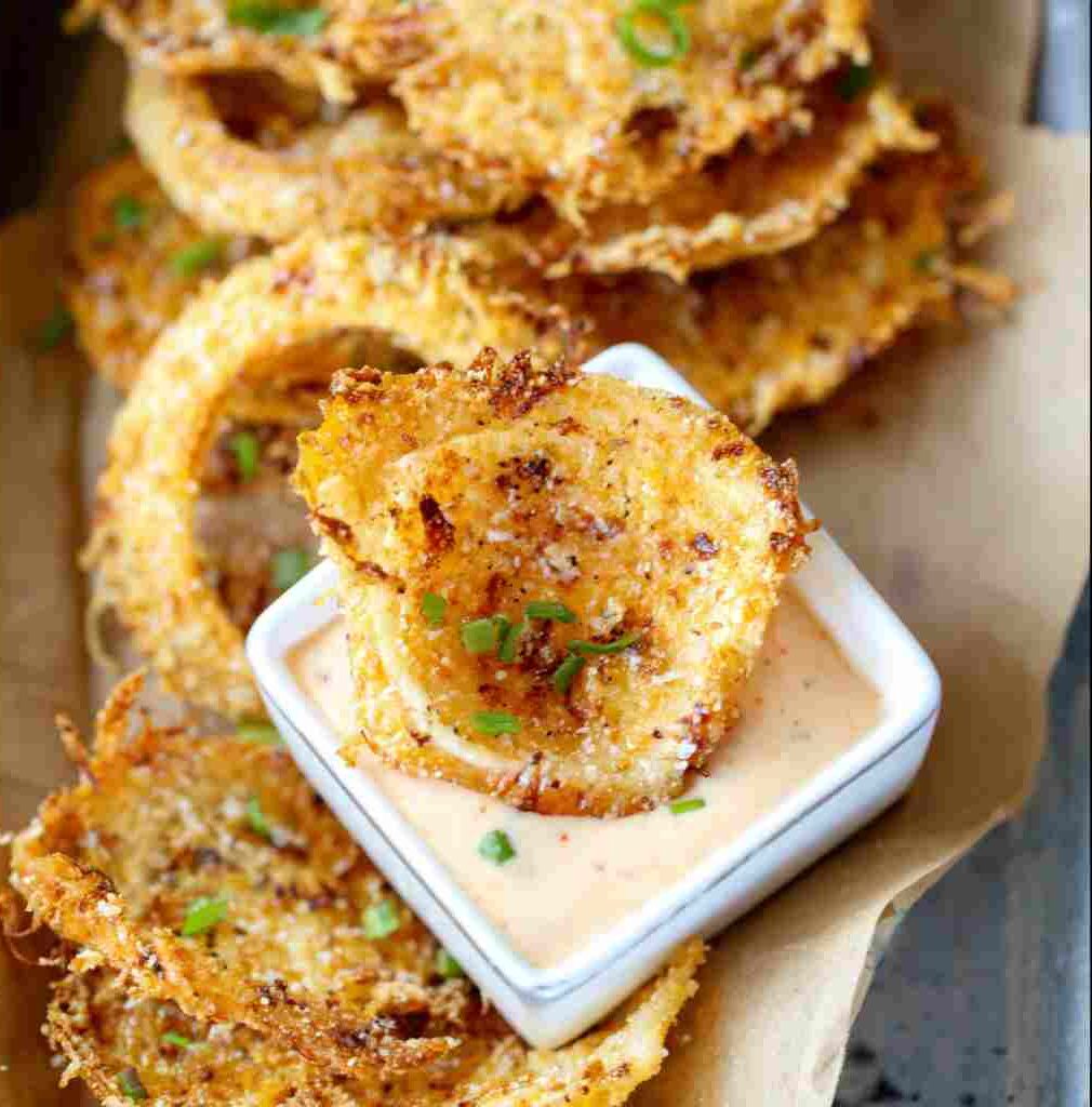 Parmesan Onion Ring Chips