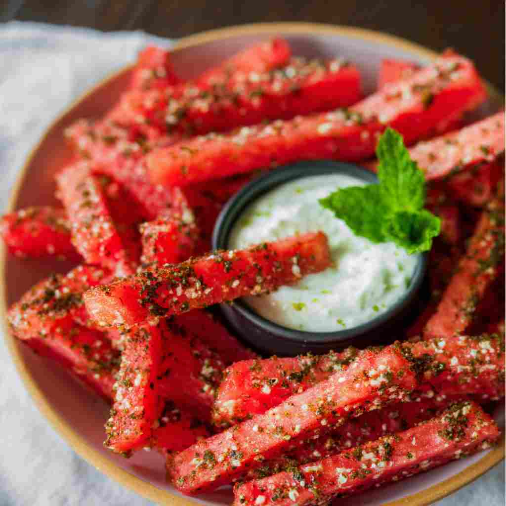 Spicy Watermelon Fries Recipe