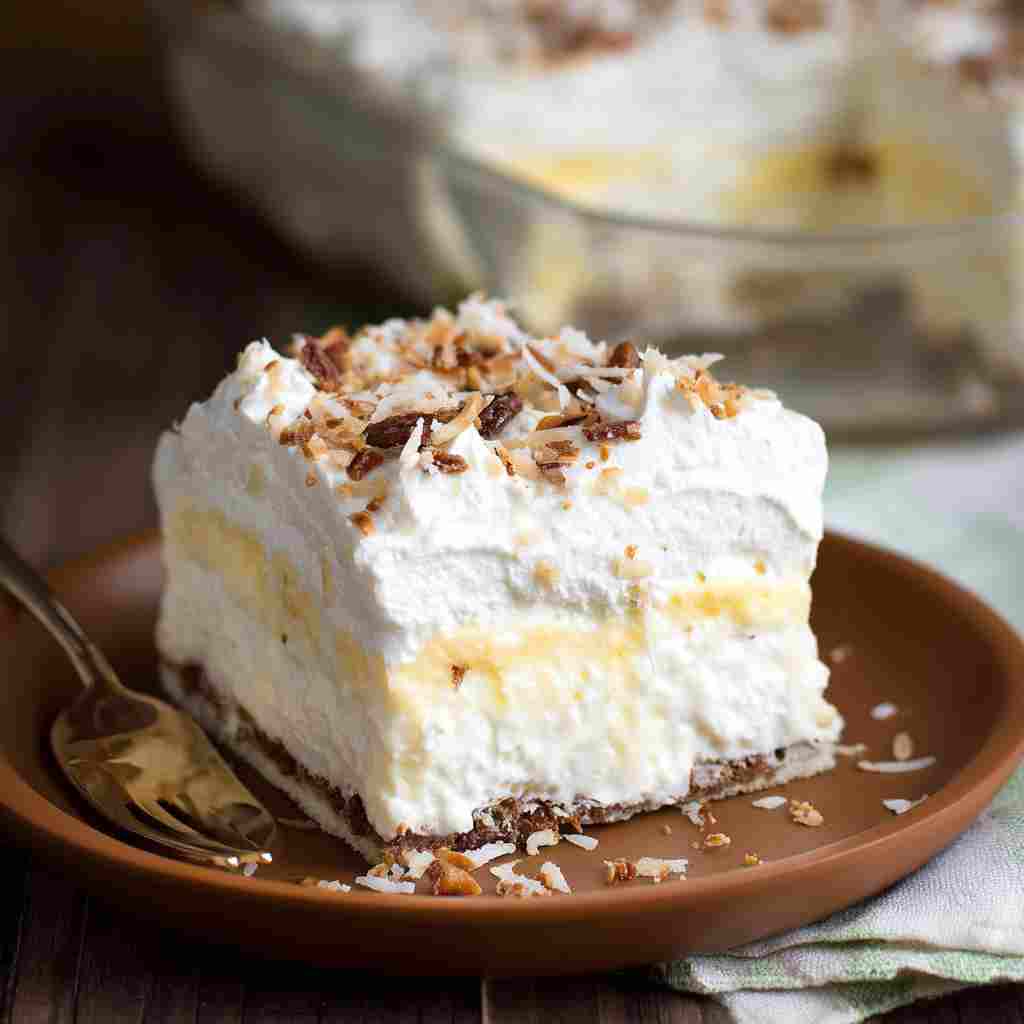 Coconut Cream Lush Dessert
