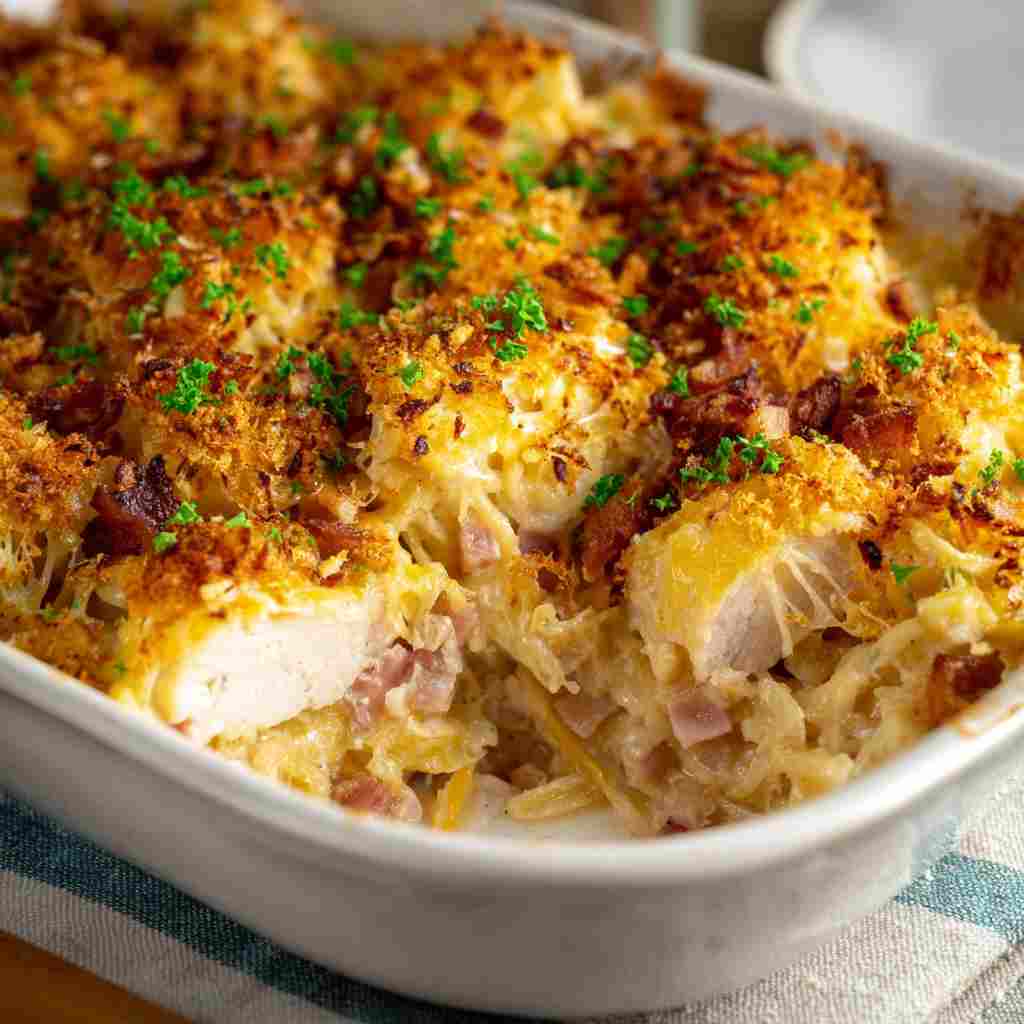 Chicken Cordon Bleu Casserole
