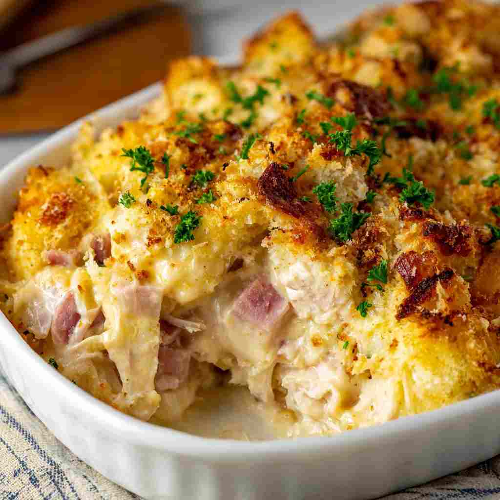 Chicken Cordon Bleu Casserole