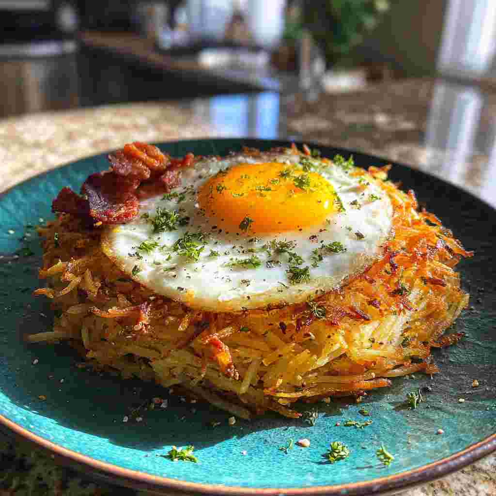 Baked Eggs Napoleon Recipe