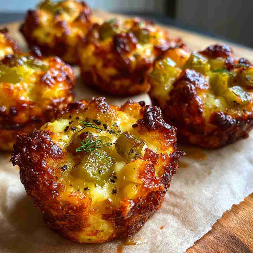 Crispy Pickle Cheese Bites