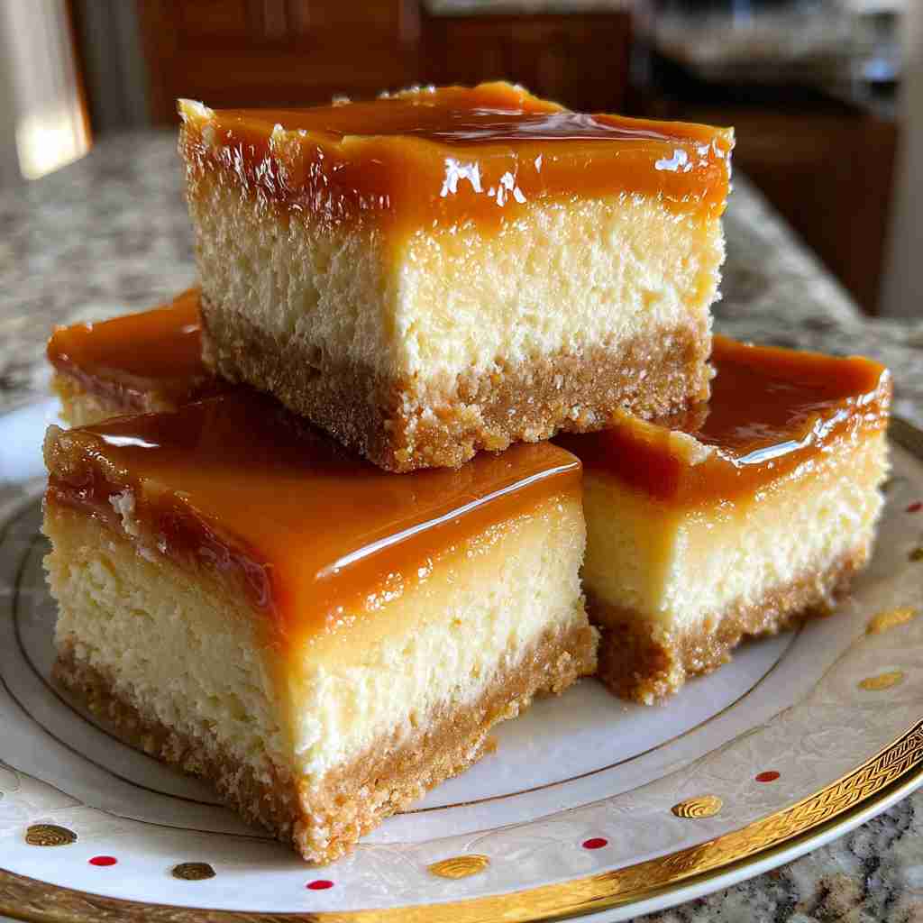 Dulce de Leche Cheesecake bars