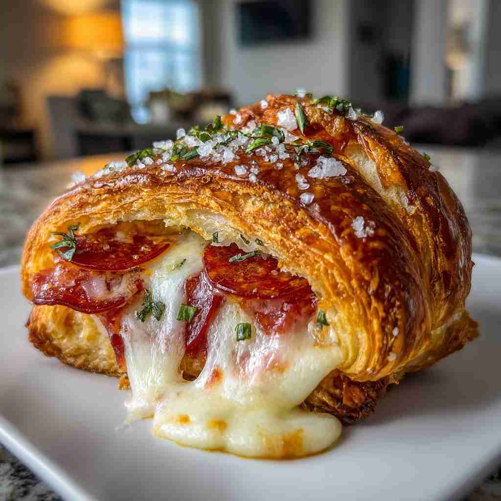 Mozzarella Pepperoni Croissant Rolls