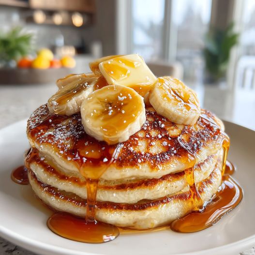 Brown Sugar Banana Pancakes