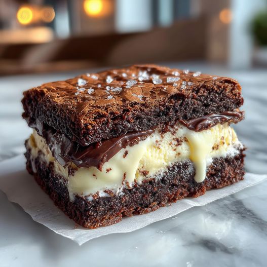 Brownie Ice Cream Sandwiches