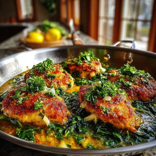 Chicken Florentine process