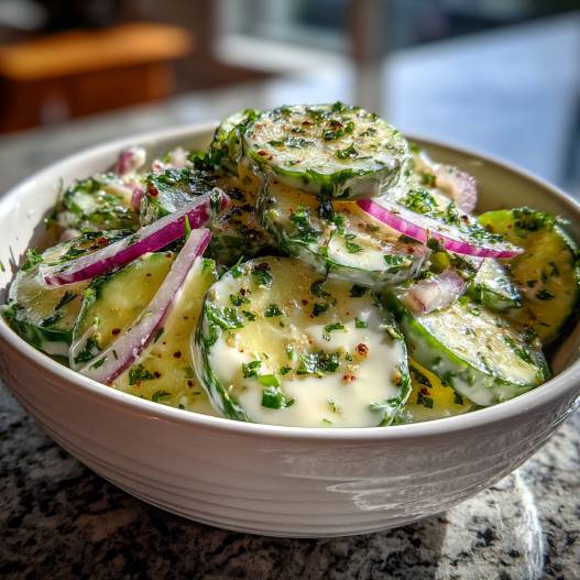 Creamy Cucumber Salad
