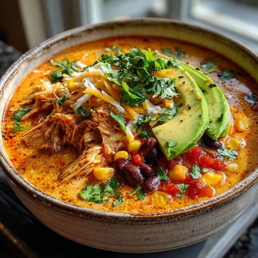 Easy Chicken Taco Soup process