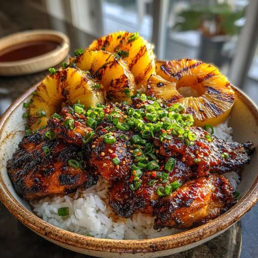Easy Homemade Grilled Pineapple Chicken