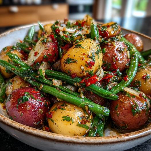 French-Style Potato and Green Bean Salad