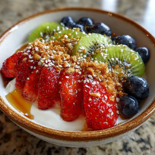 Fruit Breakfast Bowl process