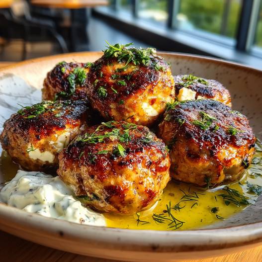 Greek Chicken Meatballs