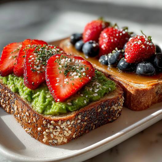 Healthy Breakfast Toast Idea For Kids and Moms process