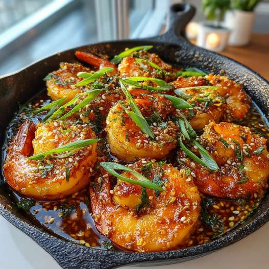 High-Protein Honey Garlic Shrimp